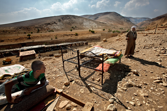 Palestine  West Bank A Bedouin camp in the Jordan Valley  Parallel Zero Photos  Bruno Zanzottera